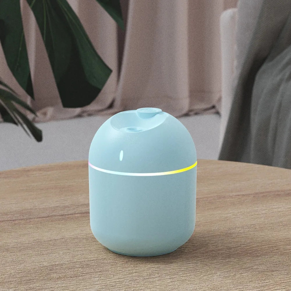 270ML USB Air Humidifier – Cool Mist Aroma Diffuser with LED Night Light & Auto Shut-Off