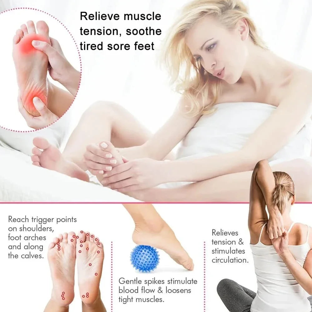 Peanut Massage Ball – Large Deep Tissue PVC Roller for Body Relaxation