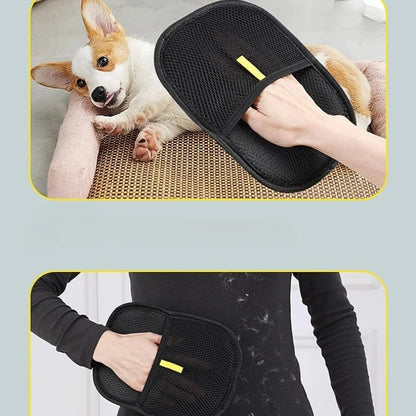 Pet Hair Removal Glove – Washable, Portable, Gentle on Fabrics