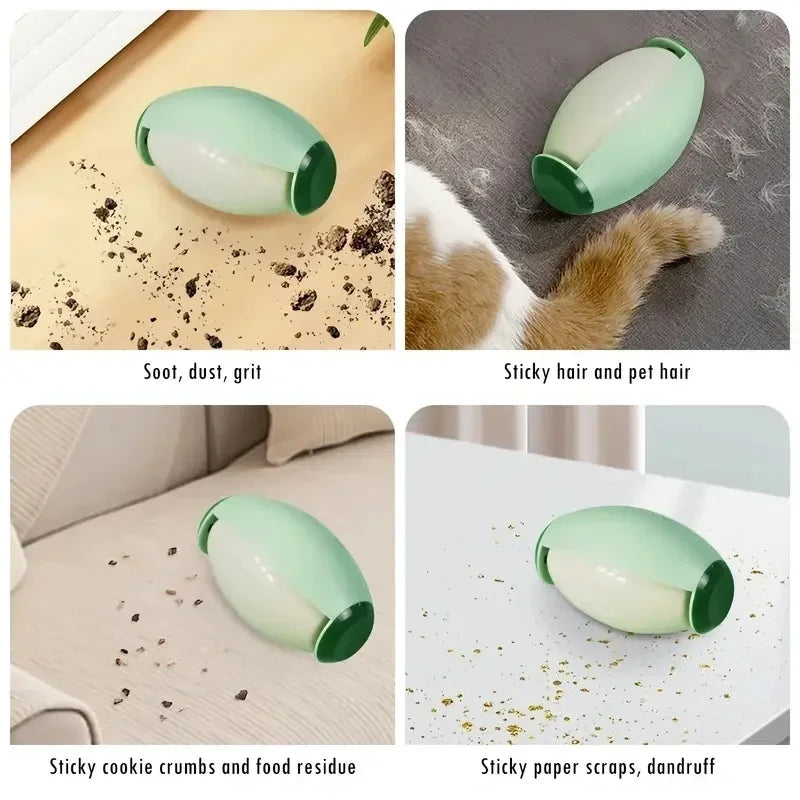 Reusable Manual Lint Roller – Pet Hair & Dust Remover, Washable & Durable