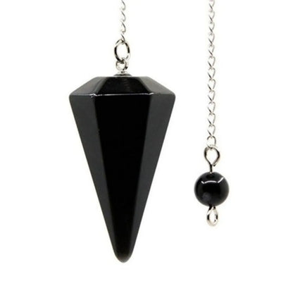 Amethyst Pendulum Charm – Natural Stone Reiki Healing Pendant