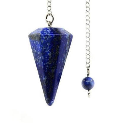 Amethyst Pendulum Charm – Natural Stone Reiki Healing Pendant