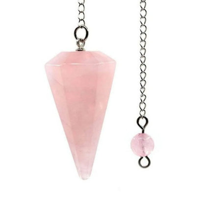 Amethyst Pendulum Charm – Natural Stone Reiki Healing Pendant