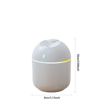 270ML USB Air Humidifier – Cool Mist Aroma Diffuser with LED Night Light & Auto Shut-Off