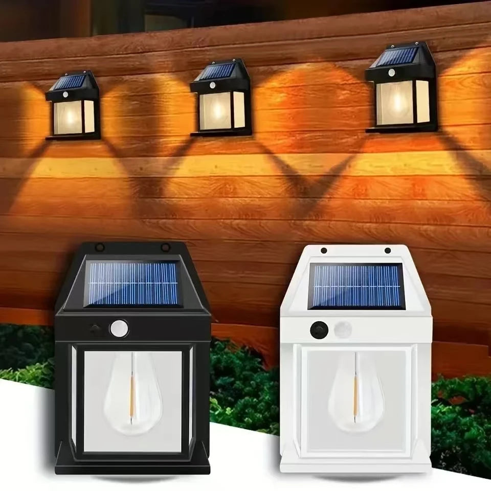 Solar Motion Sensor Garden Light – Waterproof & Dimmable
