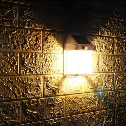 Solar Motion Sensor Garden Light – Waterproof & Dimmable