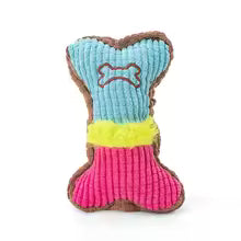 Comfortable plush dog toy—safe for chewing and training