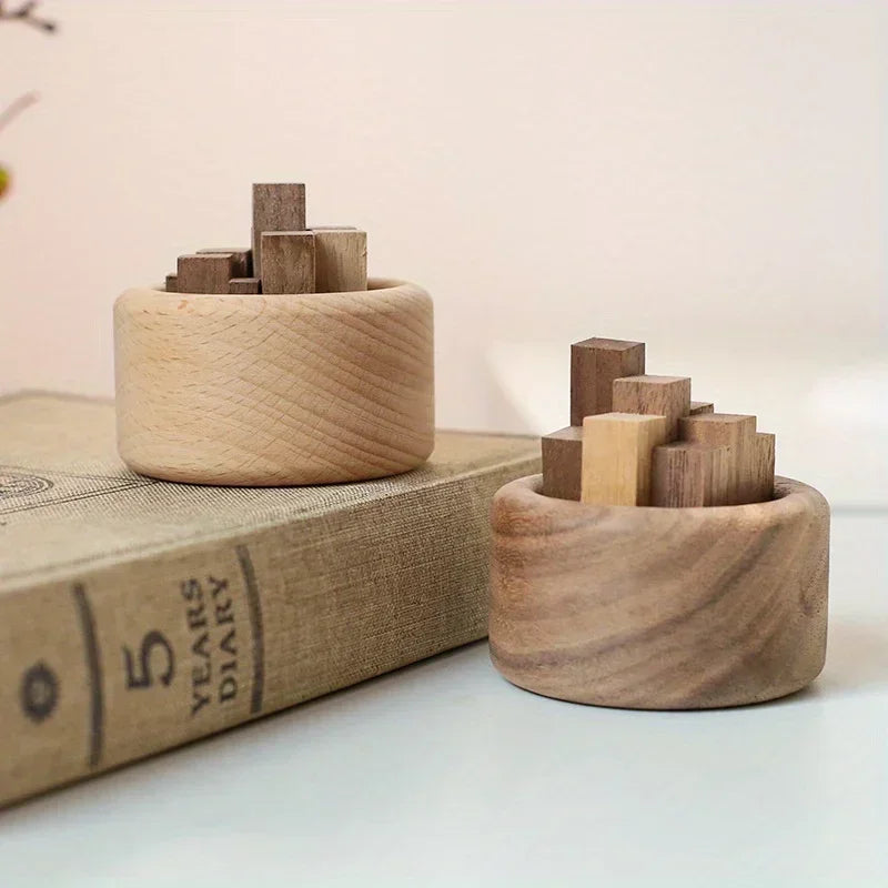 Beech and black walnut essential oil diffuser stick – 10cm natural wood aromatherapy expander for small spaces, passive fragrance diffusion, and minimalist wellness rituals.